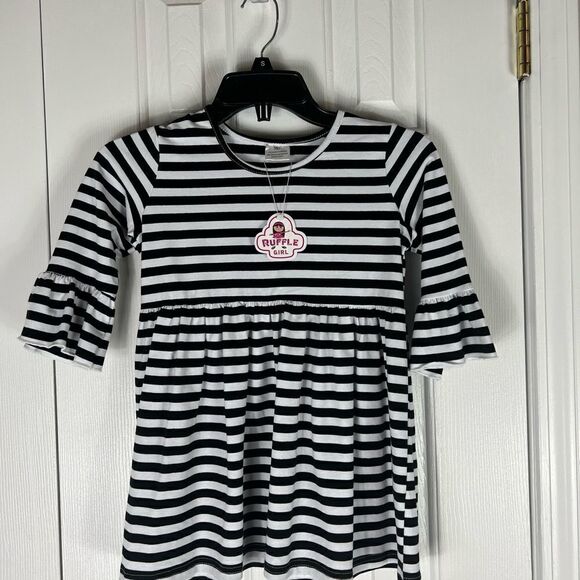 NWT Ruffle Girl Top Tunic Size 7/8 - Picture 1 of 3